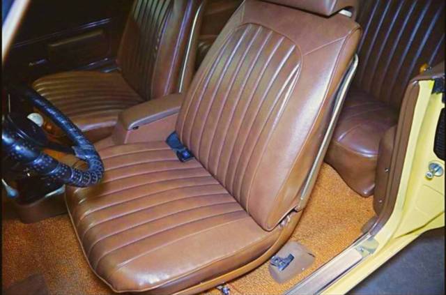 1972 Yellow Pontiac GTO Coupe