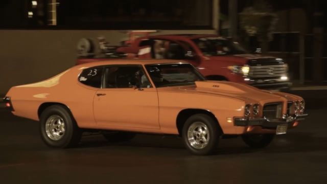1972 Orange Pontiac Le Mans Coupe