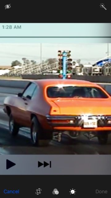1972 Orange Pontiac Le Mans Coupe