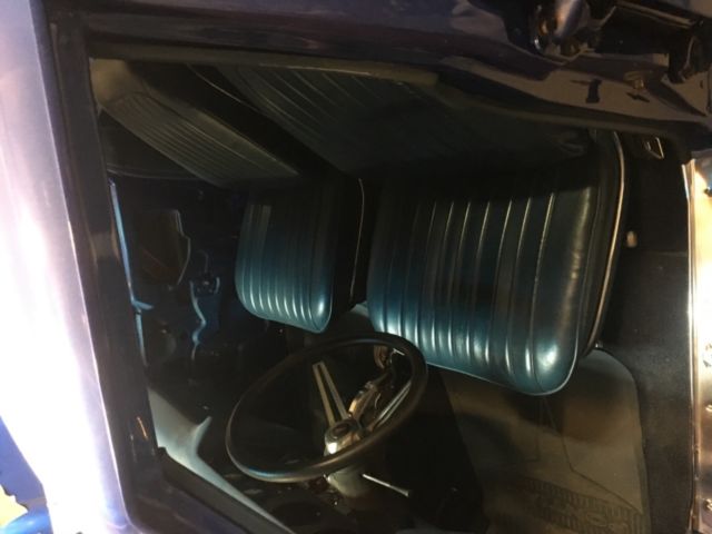 1972 Blue Pontiac GTO Wagon