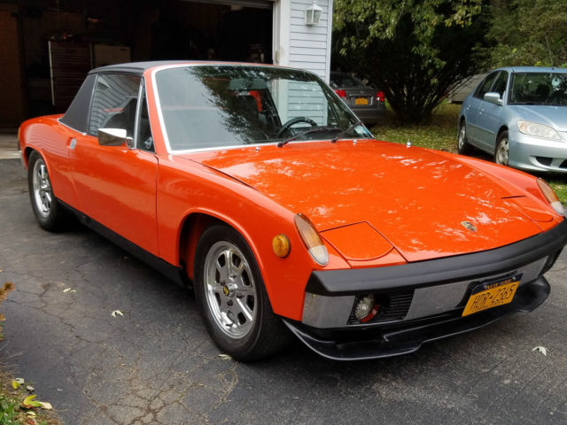 1972 Black Porsche 914 Convertible