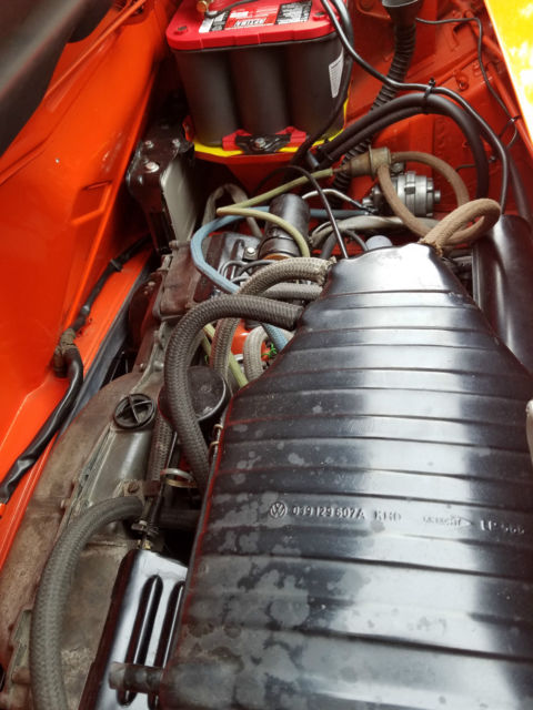 1972 Black Porsche 914 Convertible