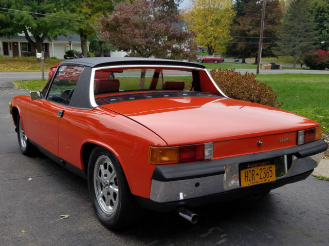 1972 Black Porsche 914 Convertible