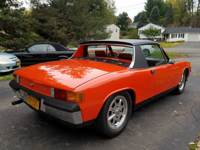 1972 Black Porsche 914 Convertible