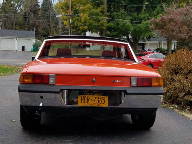 1972 Black Porsche 914 Convertible