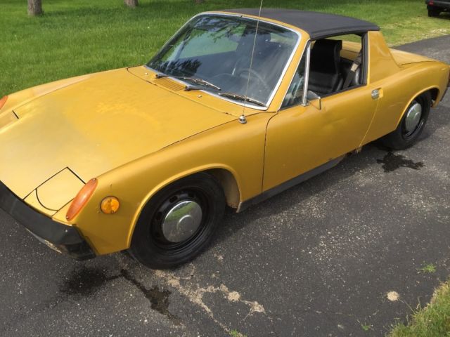 1972 Gold Porsche 914 Coupe