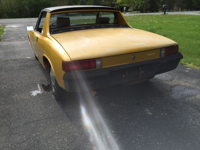 1972 Gold Porsche 914 Coupe