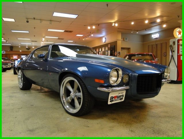 1972 Blue Chevrolet Camaro