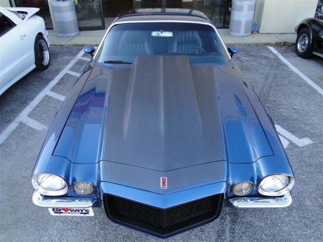 1972 Blue Chevrolet Camaro