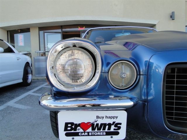 1972 Blue Chevrolet Camaro