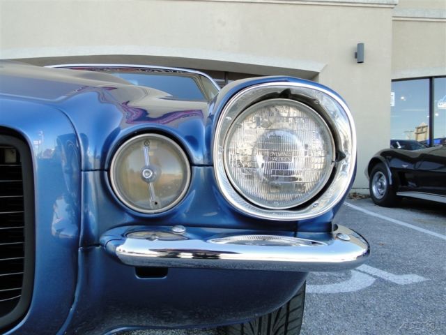 1972 Blue Chevrolet Camaro