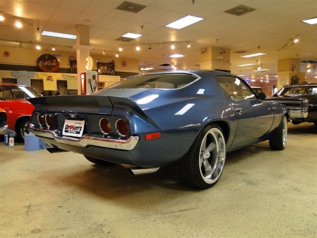 1972 Blue Chevrolet Camaro