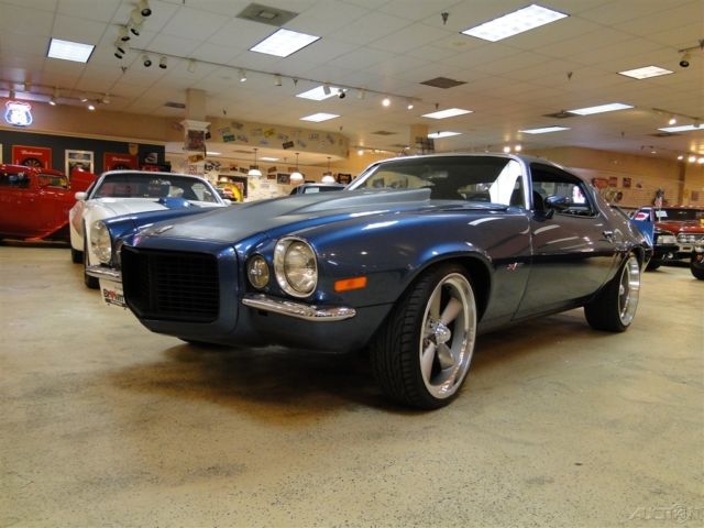 1972 Blue Chevrolet Camaro