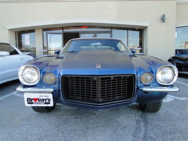 1972 Blue Chevrolet Camaro