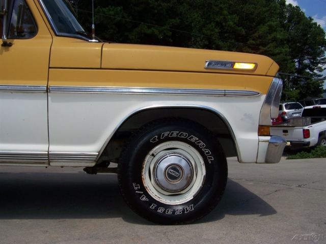 1972 Yellow Ford F-100