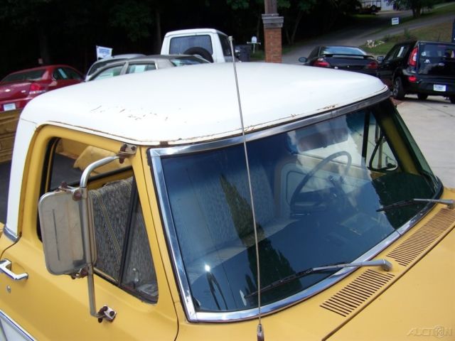 1972 Yellow Ford F-100