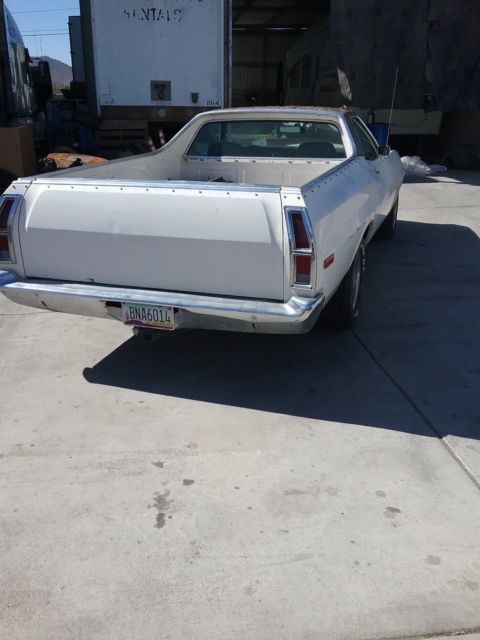 1972 White Ford Ranchero