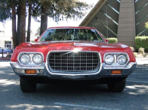1972 Red Ford Ranchero Pickup