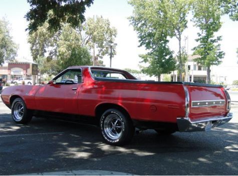 1972 Red Ford Ranchero Pickup