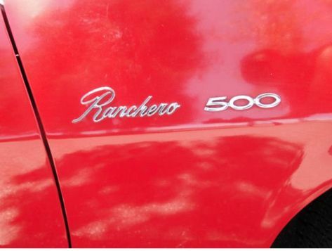 1972 Red Ford Ranchero Pickup