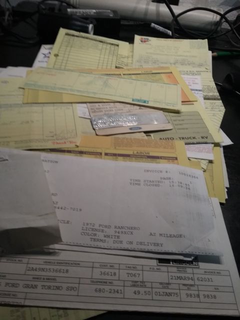 1972 White Ford Ranchero