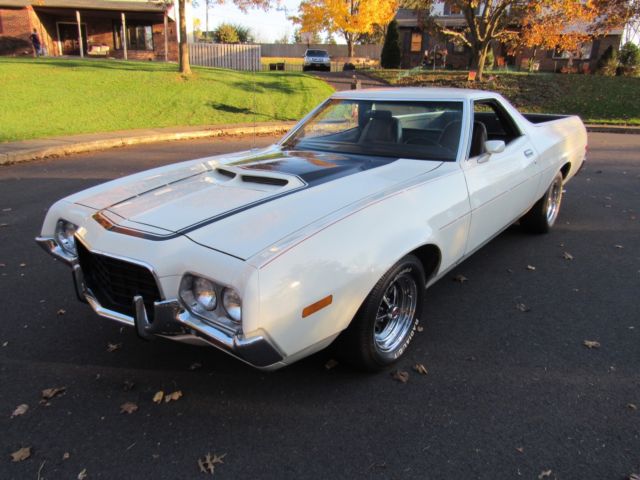 1972 White Ford Ranchero