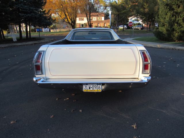1972 White Ford Ranchero