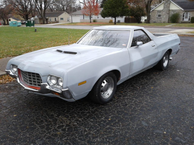 1972 Red Ford Ranchero Pickup