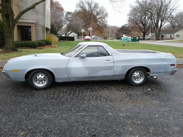 1972 Red Ford Ranchero Pickup