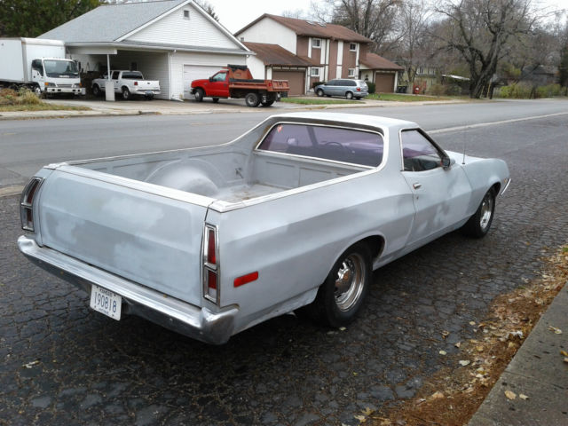 1972 Red Ford Ranchero Pickup