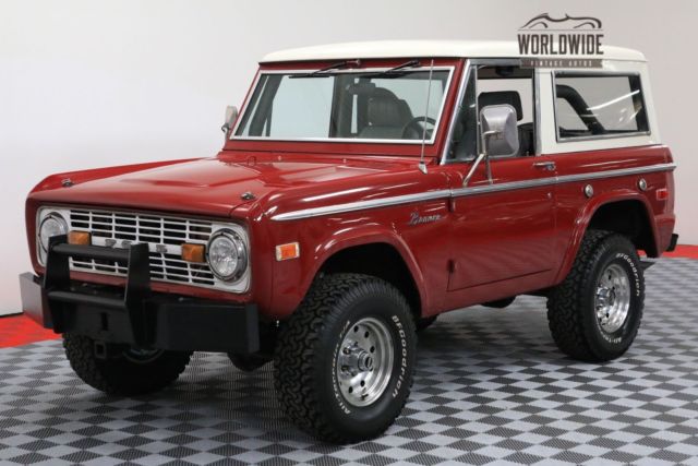 1972 Red Ford Bronco