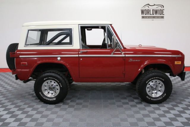 1972 Red Ford Bronco