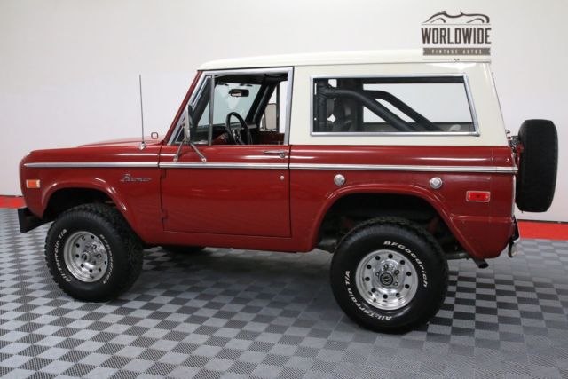 1972 Red Ford Bronco