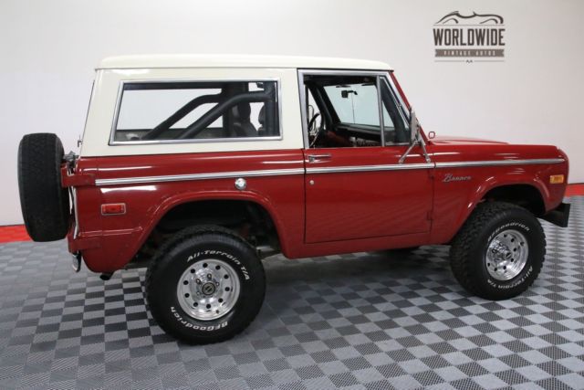 1972 Red Ford Bronco