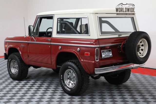 1972 Red Ford Bronco