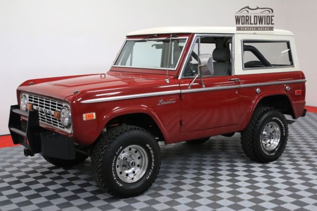 1972 Red Ford Bronco