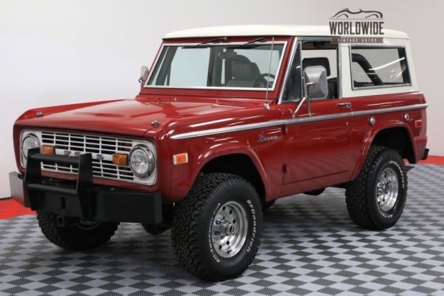 1972 Red Ford Bronco