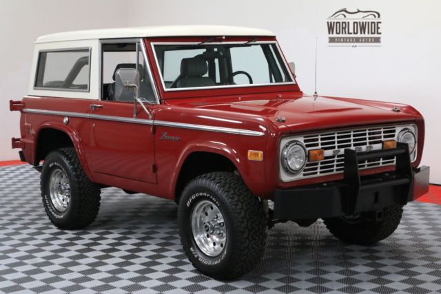 1972 Red Ford Bronco