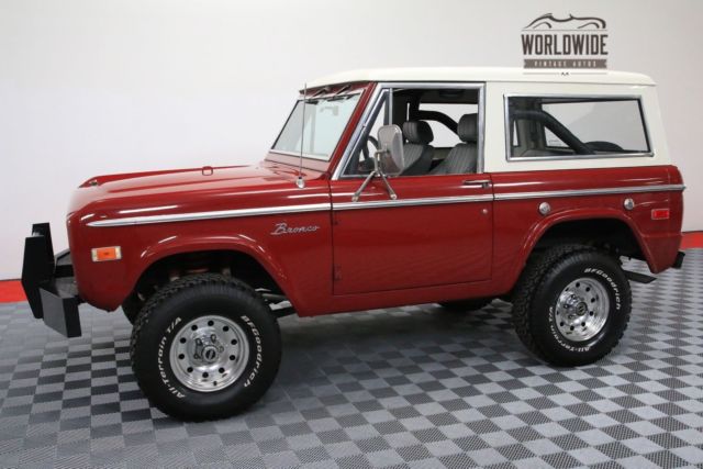 1972 Red Ford Bronco