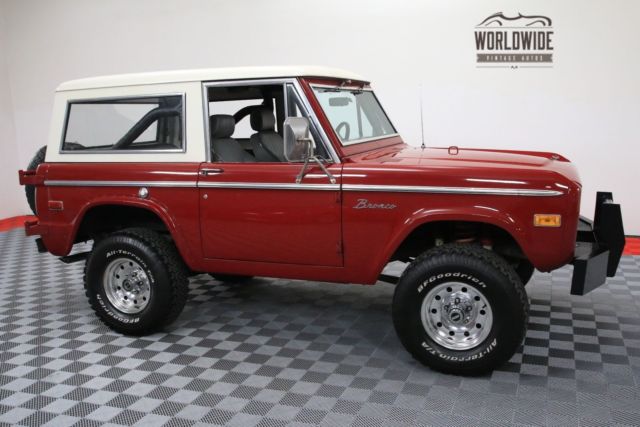 1972 Red Ford Bronco
