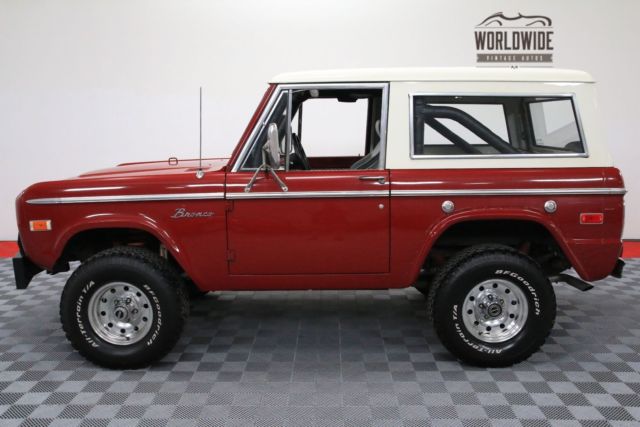 1972 Red Ford Bronco