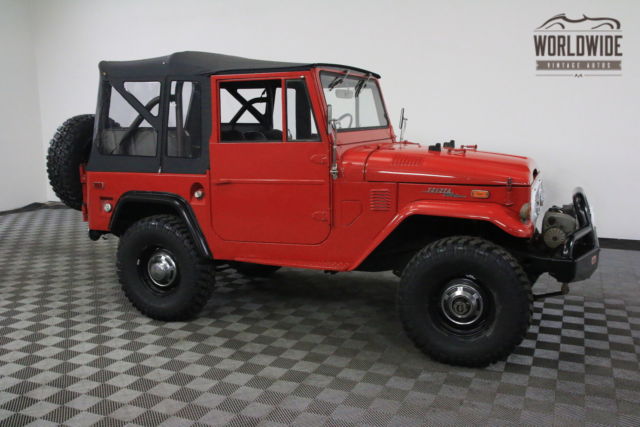 1972 Red Toyota Land Cruiser