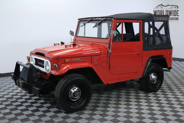 1972 Red Toyota Land Cruiser