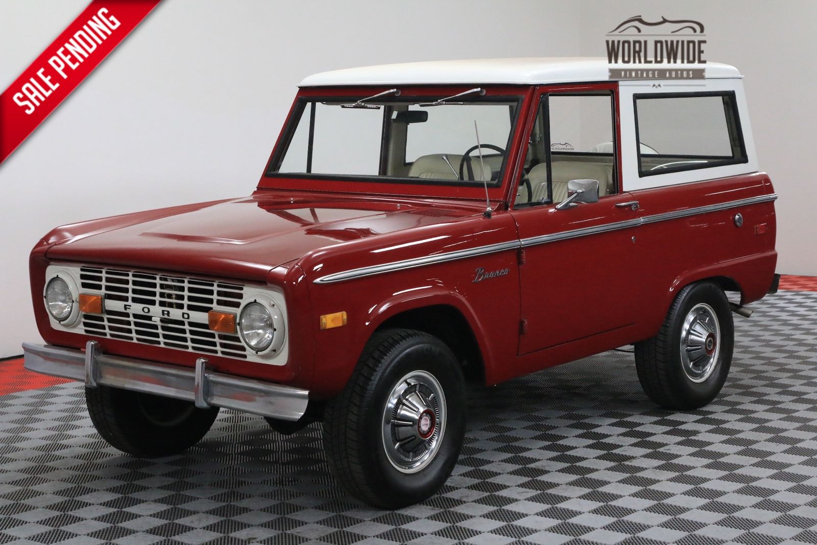 1972 Red Ford Bronco