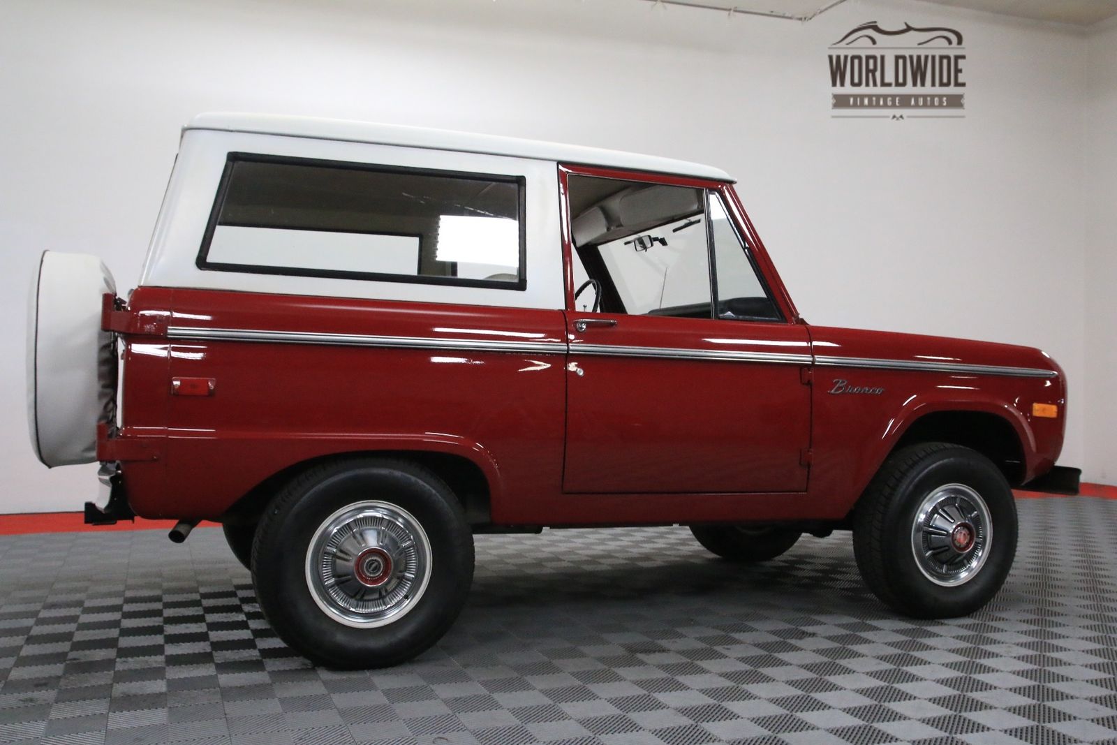 1972 Red Ford Bronco