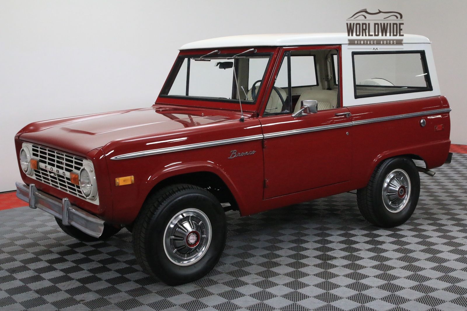 1972 Red Ford Bronco