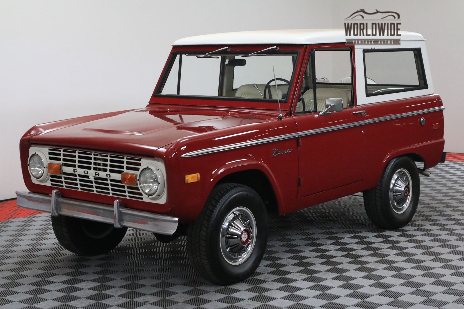1972 Red Ford Bronco