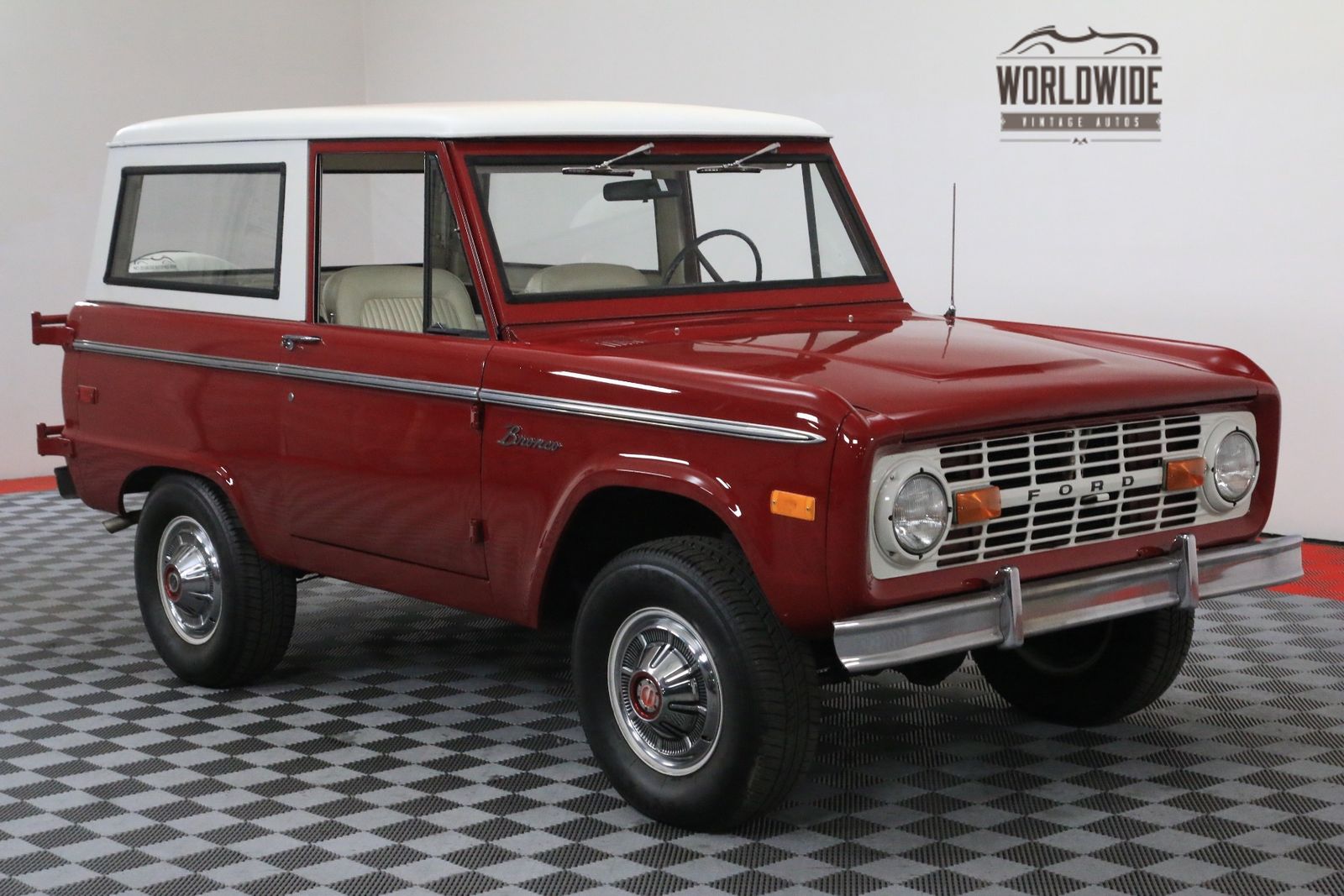 1972 Red Ford Bronco