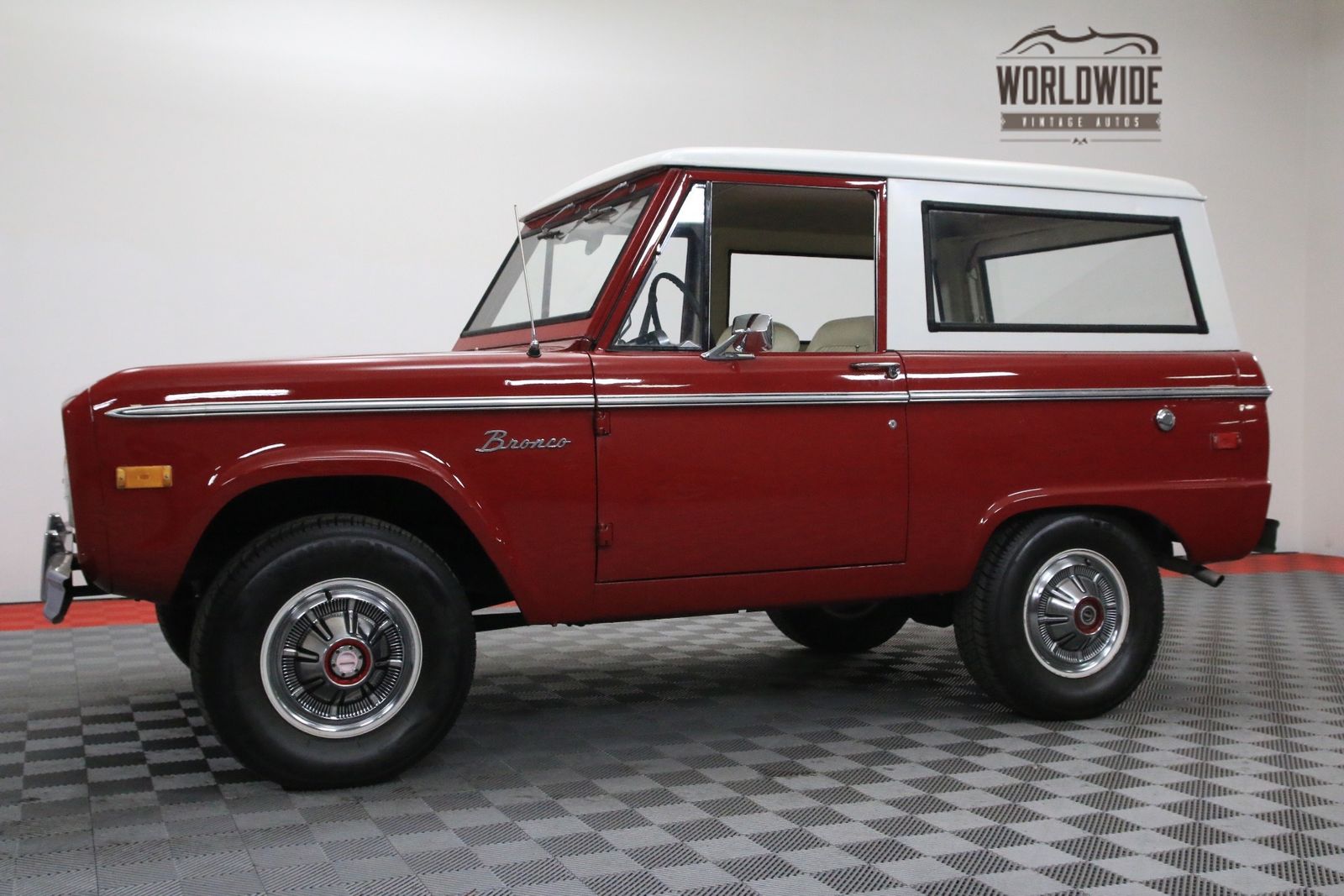 1972 Red Ford Bronco