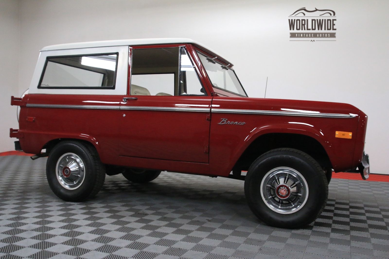 1972 Red Ford Bronco